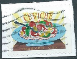 VERINIGTE STAATEN ETATS UNIS USA 2017 DELICIOSO: CEVICHE F USED ON PAPER SN 5197 MI 5390 YT 5013 SN - Used Stamps