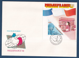 Nicaragua - FDC - Premier Jour - PhilexFrance 82 - 1982 - Nicaragua