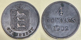 3889 GUERNSEY 1902 GUERNSEY 4 DOUBLES 1902 - Guernesey
