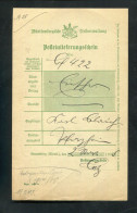 "WUERTTEMBERG" 1905, Postschein Ortsdruck "Neuenbuerg" (B1214) - Brieven En Documenten