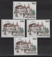 Suisse - N°1463 - Simenon - 4 Exemplaires ** Neufs Sans Charniere - Nuevos