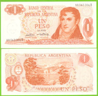 ARGENTINA 1 PESO 1970/1973 P-287(2)  UNC - Argentinien