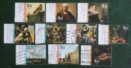 Rembrandt Van Rijn Painter Art Complete Set NVPH 1826-1835 (Mi 1720-1729) 1999 Gestempeld / USED NEDERLAND / NIEDERLANDE - Used Stamps