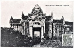 CPA Carte Postale / Indo-Chine, Indochine, Cambodge / Planté, éditeur - 165 / Souvenir Des Ruines D'Angkor. - Cambodge