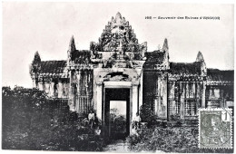 CPA Carte Postale / Indo-Chine, Indochine, Cambodge / Planté, éditeur - 165 / Souvenir Des Ruines D'Angkor. - Camboya