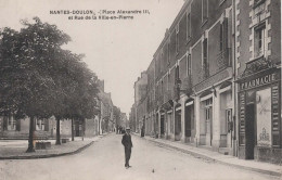 CPA NANTES - Doulon - Rue De La Ville-en-Pierre - Café Du Printemps Et Pharmacie (à Droite) - 1930 - Nantes