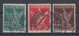 Yugoslavia Kingdom Falcon Meeting In Zagreb 1934 USED - Used Stamps