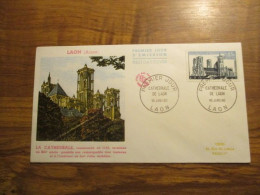 FDC - 1er Jour - France - 1960 - La Cathédrale De Laon - 1960-1969