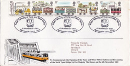 GB Engeland 1981  Royal Opening Of The Tyne And Wear Metro 06-11-1981 - Treni