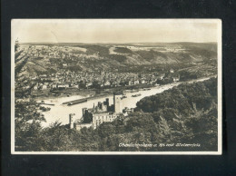 "OBERLAHNSTEIN" 1928, AK "Ansicht Von Oben Mit Stolzenfels" (B1216) - Koblenz