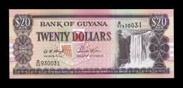 Guyana 20 Dollars ND (1996-2018) Pick 30b(2) Sc Unc - Guyana