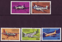 Amérique - Grenada - Grenadines - Avions - 5 Timbres Différents - 7322 - Sonstige - Amerika