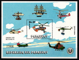 Paraguay Block 344 Postfrisch Flugzeuge #GY304 - Paraguay