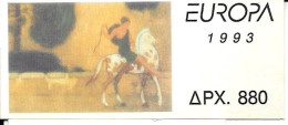 Greece Booklet Mnh ** Cept Europa 1993 17 Euros - Libretti