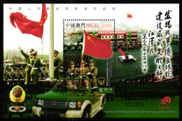 Macau Block 126 Postfrisch Militär #GY554 - Sonstige & Ohne Zuordnung