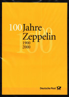 Deutschland 2128 Gestempelt Klappkarte Mit / Zeppelin #GY631 - Otros & Sin Clasificación