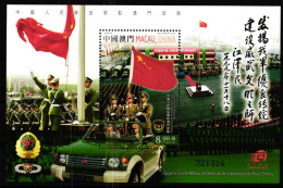 Macau Block 126 Postfrisch Militär #GY555 - Autres & Non Classés