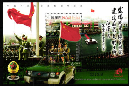 Macau Block 126 Postfrisch Militär #GY556 - Sonstige & Ohne Zuordnung