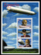 Grenada Grenadinen 3168-3170 Postfrisch Kleinbogen / Zeppelin #GY621 - St.-Vincent En De Grenadines
