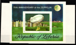 Liberia 1028 Und 1059 Und Block 89 Postfrisch Einzelblöcke / Zeppelin #GY687 - Liberia