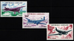 Gabun 273-275 Postfrisch Luftfahrt #GY646 - Gabon (1960-...)