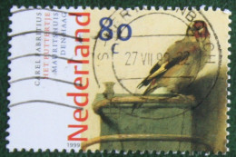 ART PAINTER 17 E Eeuwse Schilderkunst Bird NVPH 1826 (Mi 1720) 1999 Gestempeld / USED NEDERLAND / NIEDERLANDE - Oblitérés