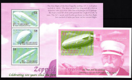 St. Vincent 4903-4905 Und Block 510 Postfrisch Kleinbogen / Zeppelin #GY642 - St.Vincent & Grenadines