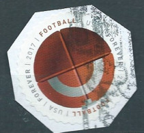 VEREINIGTE STAATEN ETATS UNIS USA 2017 HAVE A BALL: FOOTBALL F USED ON PAPER MI 5396 YT 5019 SC 5203 - Used Stamps