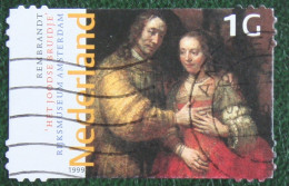 Rembrandt Van Rijn Painter Art NVPH 1836 (Mi 1730) 1999 Gestempeld / USED NEDERLAND / NIEDERLANDE - Usados