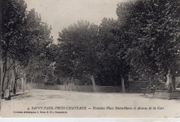 St Saint Paul Trois Chateaux Fontaine Place Notre Dame - Other & Unclassified