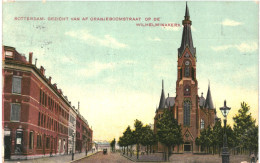 CPA Carte Postale Pays Bas Rotterdam Gezicht Van Af Oranjeboomstraat Op De Wilhelminakerk 1911 VM80613 - Rotterdam