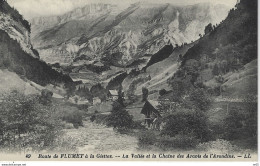 73 - Route De FLUMET A La Giettaz - La Vallée Et La Chaine Des Aravis De L'Arondine  (  Savoie ) - Otros & Sin Clasificación