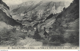 73 - Route De FLUMET A La Giettaz - La Vallée Et La Chaine Des Aravis De L'Arondine  (  Savoie ) - Autres & Non Classés