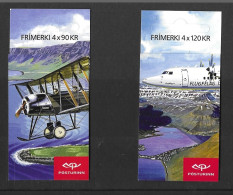 Iceland 2009 MNH Civil Aviation Sg 1241/4 Booklets - Booklets