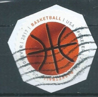 VEREINIGTE STAATEN ETATS UNIS USA 2017 BALLS: BASKETBALL F USED ON PAPER MI 5401 YT 5024 SC 5208 - Used Stamps