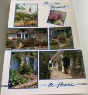 56 Ile Aux Moines1998 6 Vues Maisons Fleuries Eglise Golfe Du Morbihan -ed Yca 8140 -timbre France 98 - Ile Aux Moines