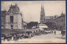 CPA 1 Euro Thème Marché Market Prix De Départ 1 Euro Non Circulé Chalons Sur Marne - Fliegende Händler