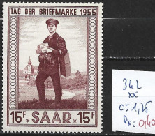 SARRE 342 ** Côte 1.25 € - Tag Der Briefmarke