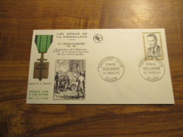 FDC - 1er Jour - France - 1960 - Héros De La Résistance - Ed. Debaumarche - 1960-1969