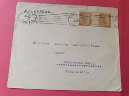 Tunisie - Enveloppe Commerciale De Tunis Pour Chalons Sur Saône En 1926  - Réf 3523 - Storia Postale