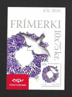 Iceland 2010 S/A Christmas Booklet Sg 1296 X 10 - Carnets