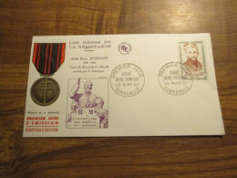 FDC - 1er Jour - France - 1960 - Héros De La Résistance - Abbé René Bonpain - 1960-1969