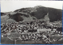 Sainte Croix Et Le Cochet. Vue Aérienne. Semi Moderne Grand Format édition Deriaz - Sainte-Croix 