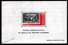 Andorre Français / French Andorra 1982 Yv. BF1, 1st Andorra Stamps Philatelic Exposition - Miniature Sheet - MNH - Ungebraucht