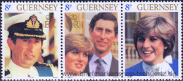 Guernsey 1981, Mi. 225-31 A ZD ** - Guernesey