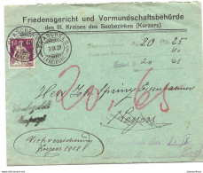 278 - 29 - Enveloppe "Nachnahme" Envoyée De Trascehls (Freiburg) 1929 - Storia Postale