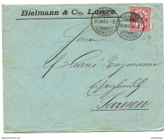 278 - 32 - Enveloppe "Bielmann & Cie Luzern" 1906 - Covers & Documents