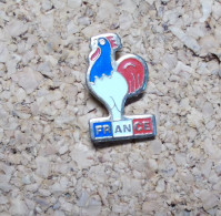 Pin's - France - Coq - Football - Football