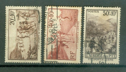France Yv  345/347 Ob B/TB  - Used Stamps