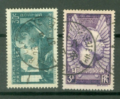 France Yv  337 /338 Ob TB  - Usati